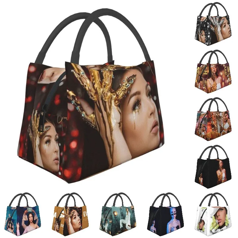 

Eva Queen музыкальные изолированные обеденные Сумки для работы офиса французский певец портативный охладитель термальный бэнто-бокс женская сумка через плечо