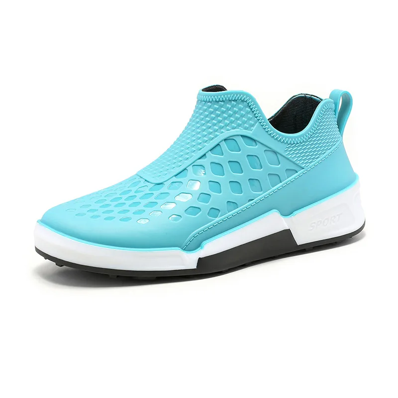 

NEW Men Rain Boots Fashion Designer Ankle Rubber Shoes PVC Waterproof Work and Safety Shoes Fishing Husband Galoshes Rubber Boot