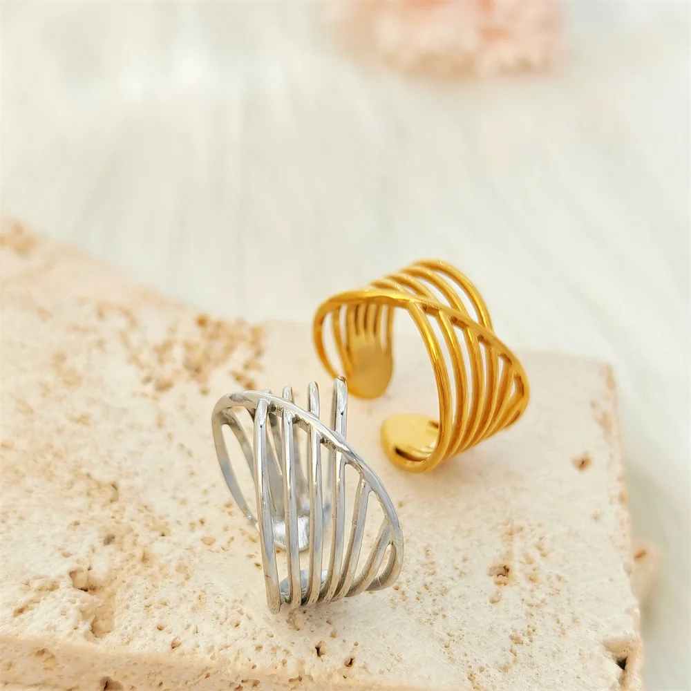 Модное популярное ювелирное кольцо из титановой стали женские ювелирные изделия