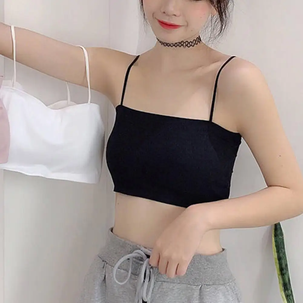 

Bandeau Crop Washable Keep Cool Spandex Fitness Running Yoga Crop Women Tank Top
