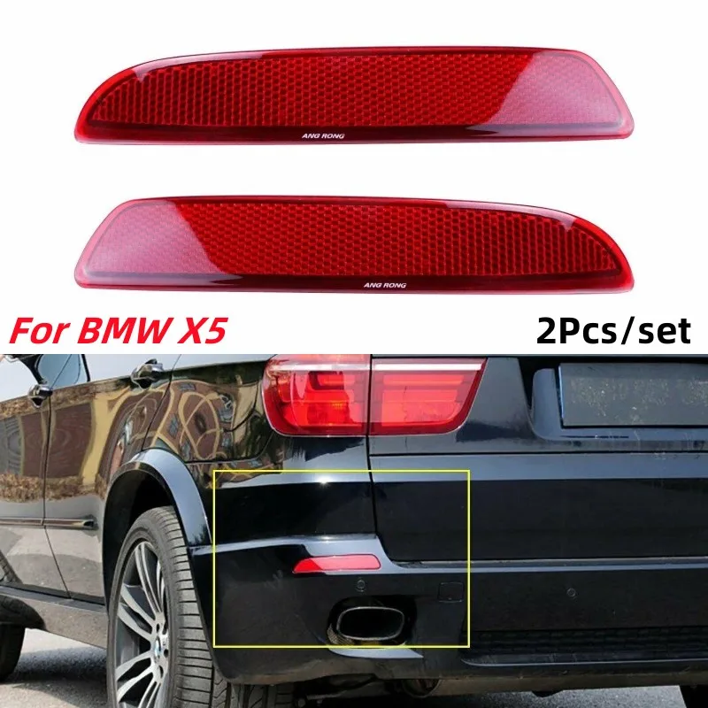 

2Pcs/set Lens Car Rear Bumper Reflector Rear Bar Light Reflector (without Bulb) Fits for BMW X5