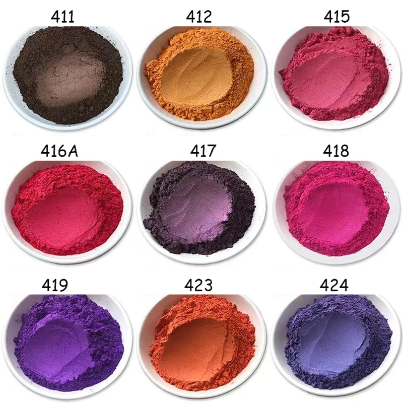 Натуральная слюда минеральная перламутровая пудра ручной работы пигментное