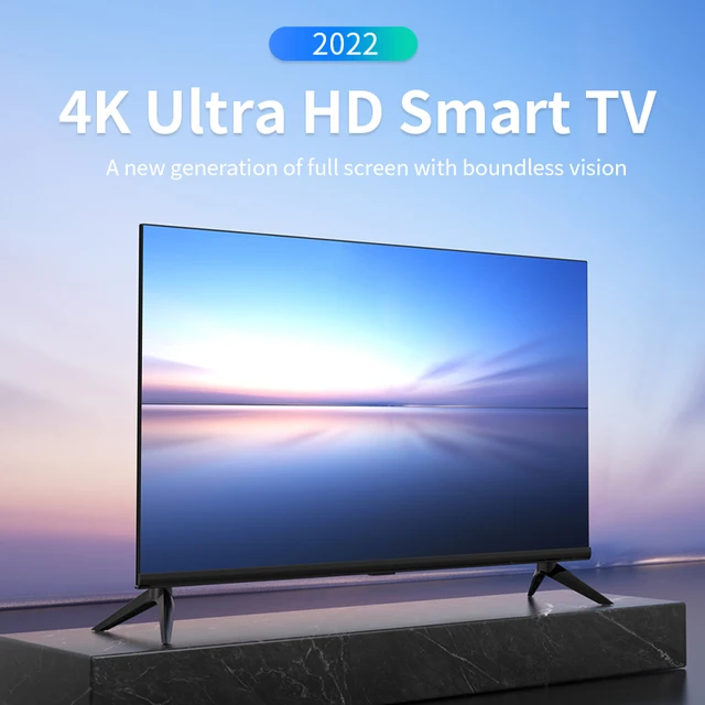 Умный 55-дюймовый телевизор, цифровая электроника, домашний аудио-видео Телевизор со светодиодной подсветкой, светодиодный Android LED TV WiFi 2,4g Bluetooth 5.0 TV 1