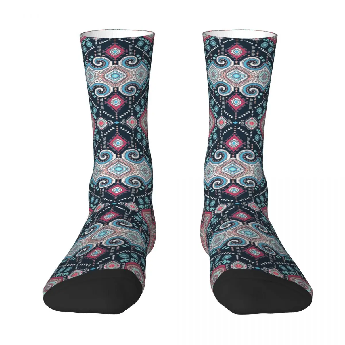 Tribal Mexican Vintage Ethnic Seamless Pattern Adult Socks,Unisex socks,men Socks women Socks