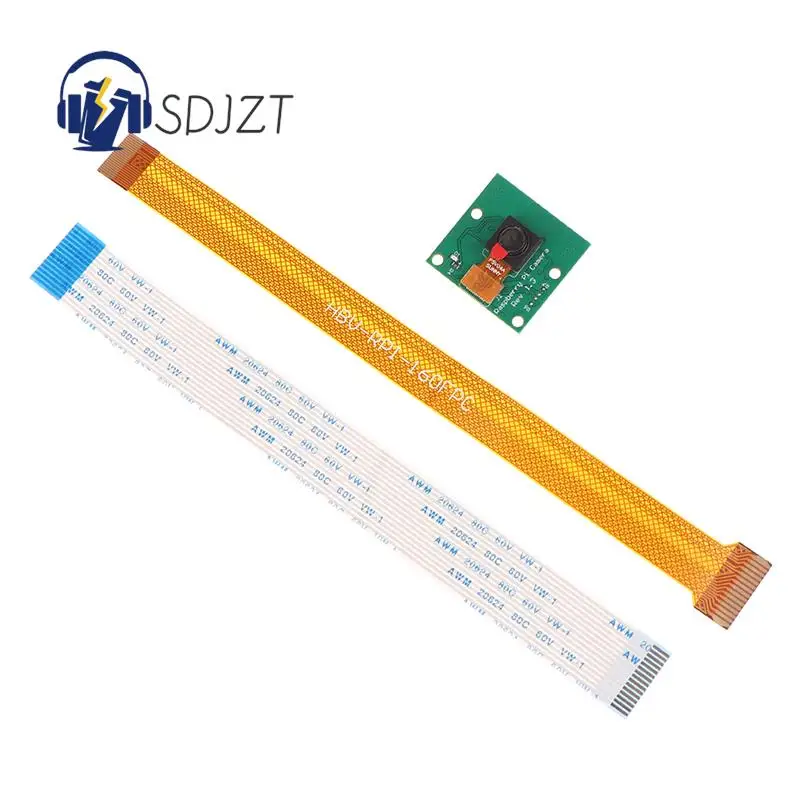 

1Set HD Camera Module Webcam Board 5MP For Raspberry Pi 3B+4B MIPI-Interface With Zero Flex Cable