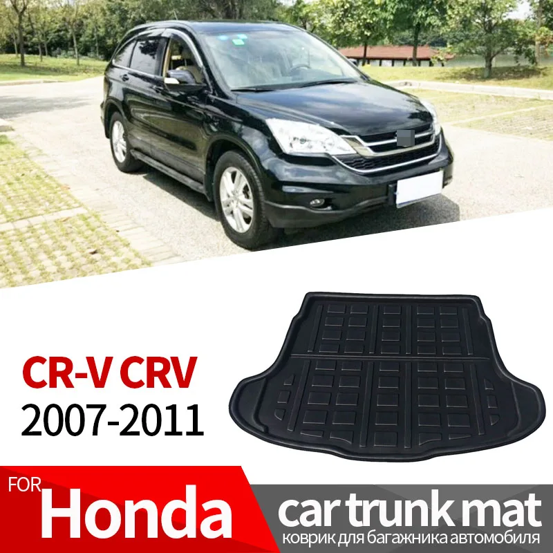 

TPE Trunk Frunk Mats For Honda CRV CR-V CR V 2007To 2011 All-Weather Cargo Liners Car Boot Lower Compartment