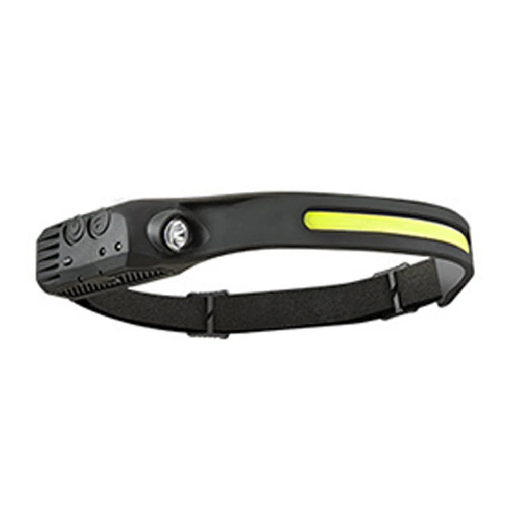 

Head Lamp Induction Headlight Lightweight Practical Type-C Charging Universal Wave Sensor White Light Brand New