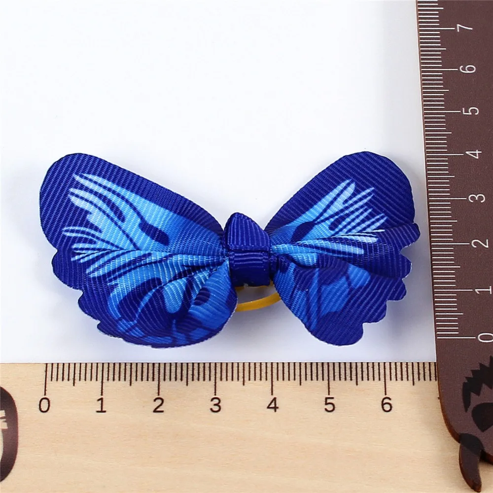 Small Dogs Accessories Bows Hair Supplies For Pets Puppy Hair Clips Yorkshire Grooming Table Cat Bows accessoire pour chien images - 6