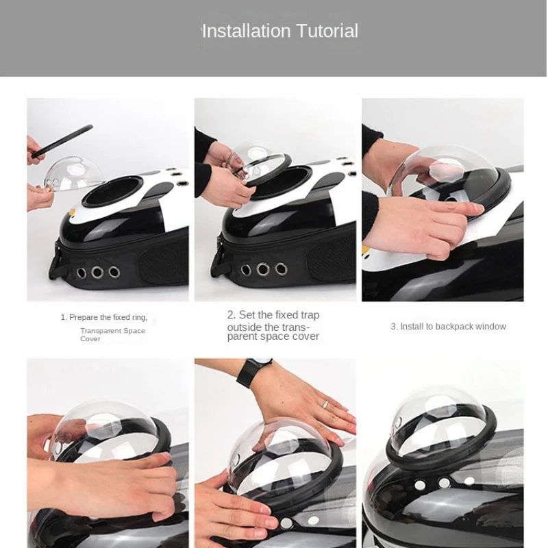 Портативный космический капсульный дышащий рюкзак для домашних животных сумка