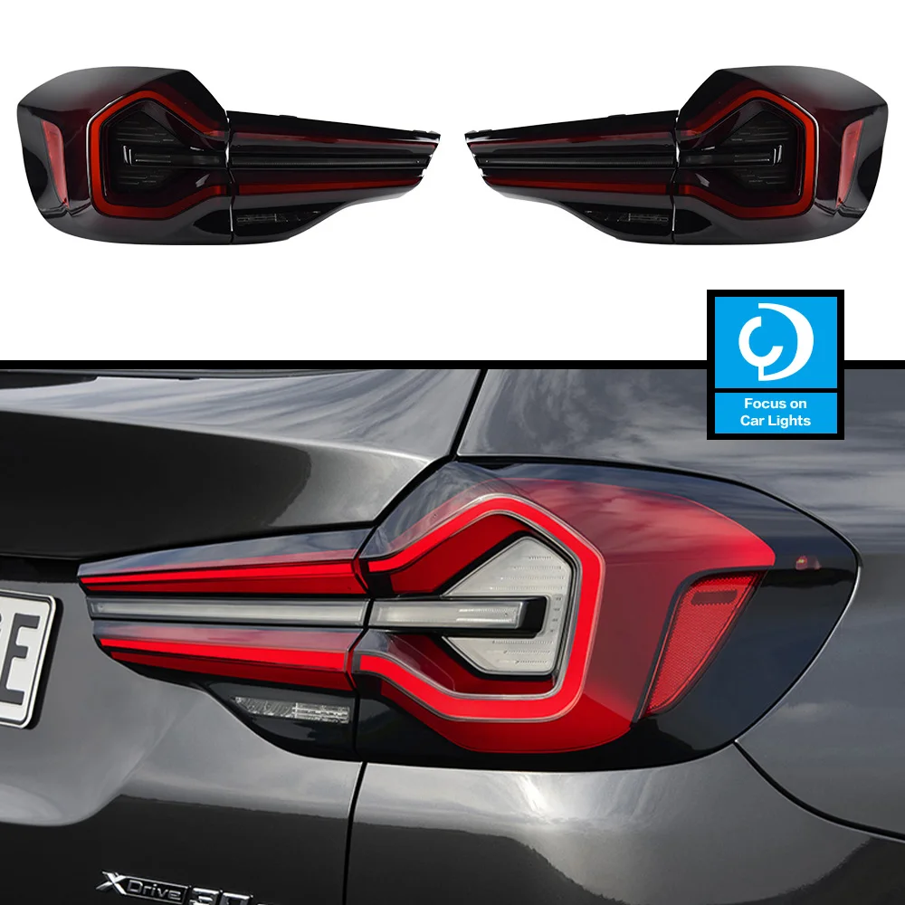 

Taillights Styling For BMW X3 G08 LCI Tail Light G30 LED DRL Running Signal Brake Reversing Parking Lighthouse Facelift