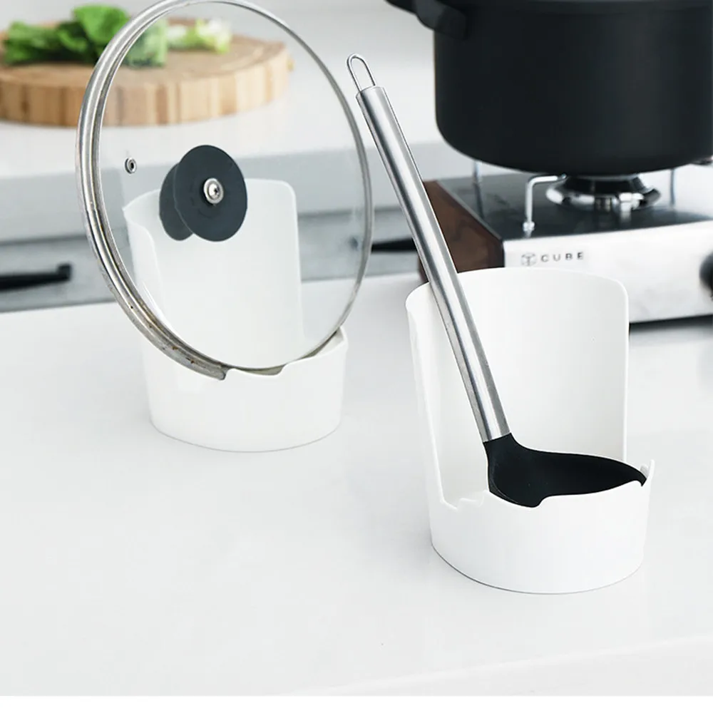 

Kitchen Shelving Kitchen Organizer Multifunctional Pot Lid Rack Put Pot Lid Organizer Spoon Organizer Multipurpose No Hole Punch