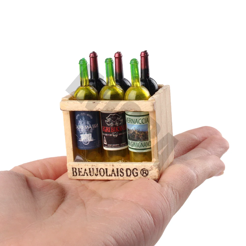 INJORA мини-бутылка для вина и лоток Модель игрушки 1/10 Масштаб RC автомобиль