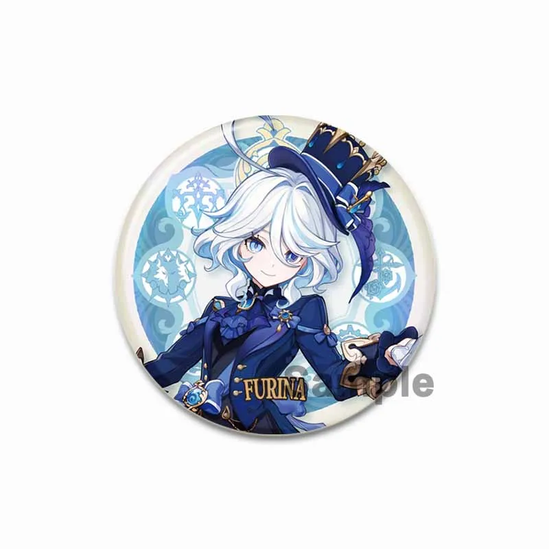 Genshin Impact фигурки броши из пластика аниме раскраска для маркеров герои в стиле genshin impact