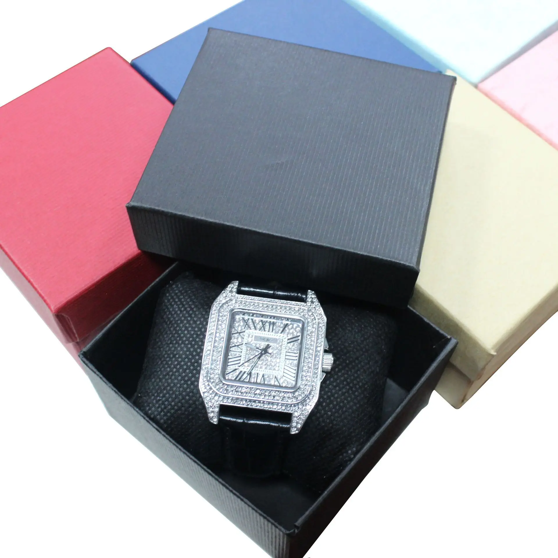 Multi-color Watch Fashion Gift Box Packing  Pillow Factory Wholesale Waterproof Watches