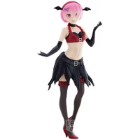 bandai life in a different world from zero ram little devil clothes genuine action figures model collection christmas gift