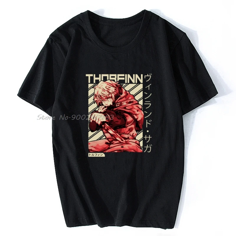 

Men T-shirt Vinland Saga Thorfinn Anime Manga Shirt Anime Tshirt Women T Shirt Men Cotton Tees Tops Hip Hop Harajuku Streetwear