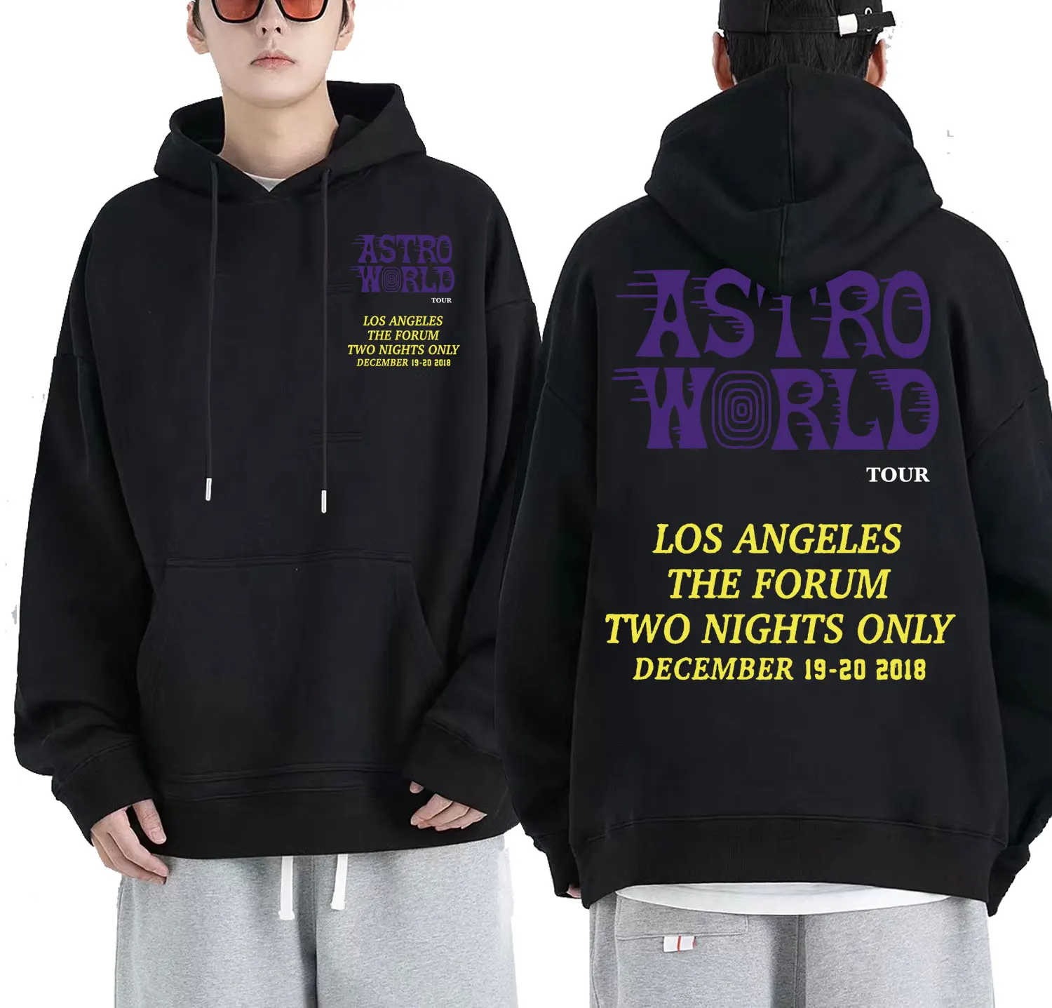 

ASTROWORLD TOUR Hoodies Travis Scott Cactus Jack Hoodie Men Women Harajuku Loose Sweatshirt Streetwear Fashion Oversized Clothes