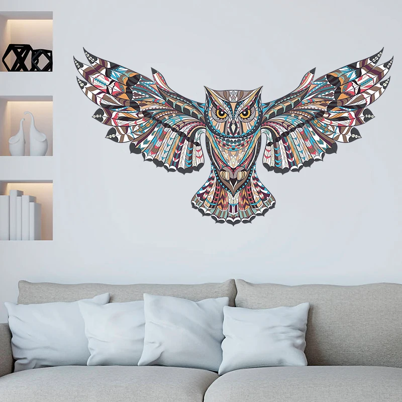 

Owl Protect Baby Children Kids Bedroom Decor Wall Sticker For Kids Rooms Eagle Hawk Wall Painted Tatoo Home Decor Art Decals