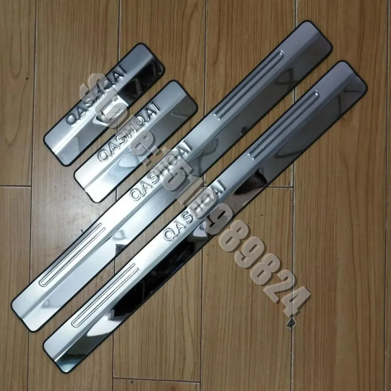 

Door sill scuff plates Protector Threshold Welcome Pedals Covers Trims sticker Car Styling For Nissan Qashqai J10 J11 2009-2020