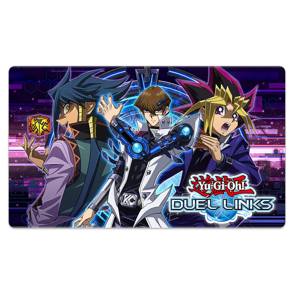 

Игровой коврик для поединок с монстрами YGO, игровой коврик для стола Mokuba Kaiba, игровой коврик для карт YGO, пылезащитный стандартный игровой коврик из натурального каучука + Портативная сумка