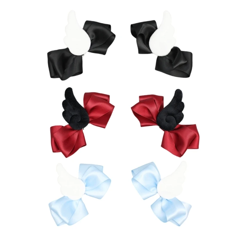 Заколка для волос с крыльями ангела девочек заколка темной серии заколки в стиле