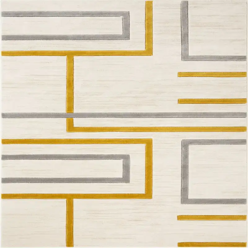

Fiona Modern Geometric Gold 3'11" x 5'3" Area Rug