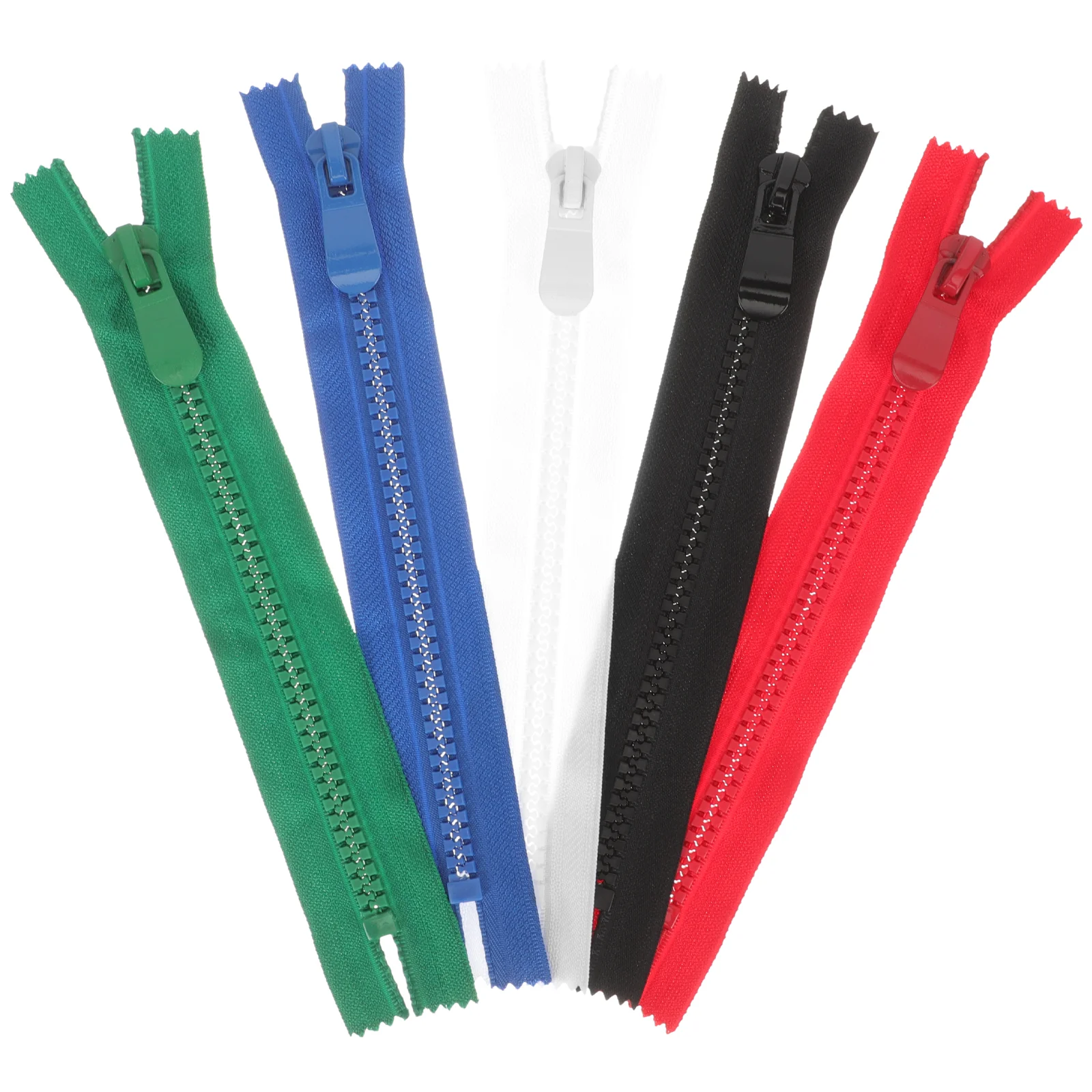 

5Pcs Household Colorful Portable Crafting Zipper Invisible Zipper Zippers For Sewing for Sewing Clothing Bags