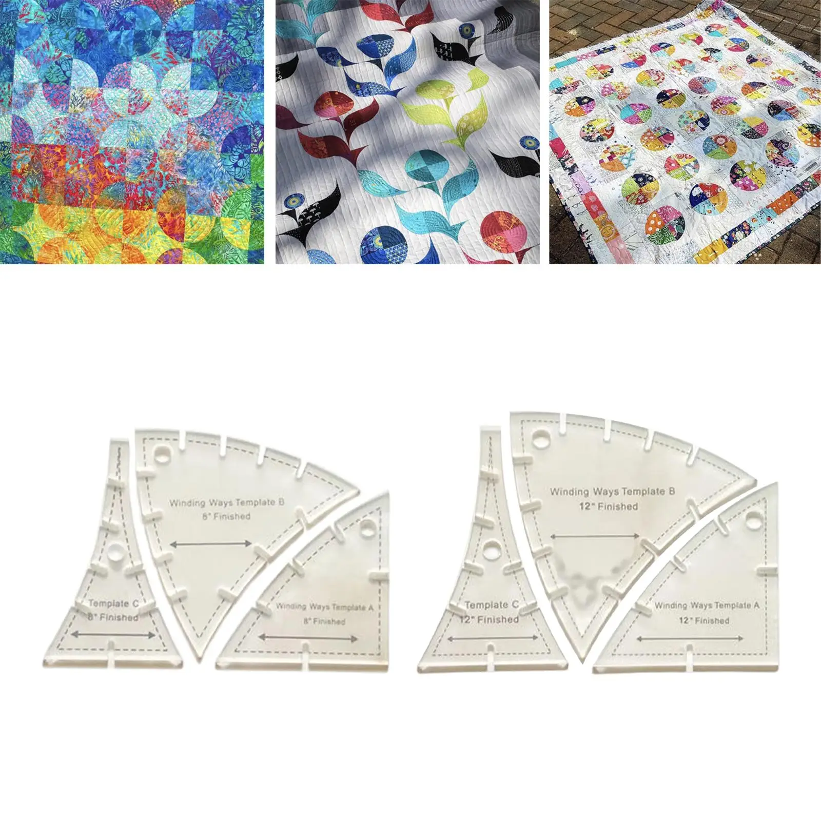 Набор из 3 простыней с быстрым изгибом акриловые простыни и линейки креативные |