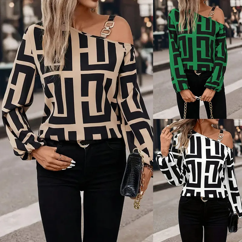 Элегантные женские рубашки блузка весна-осень 2021 футболка с длинными рукавами