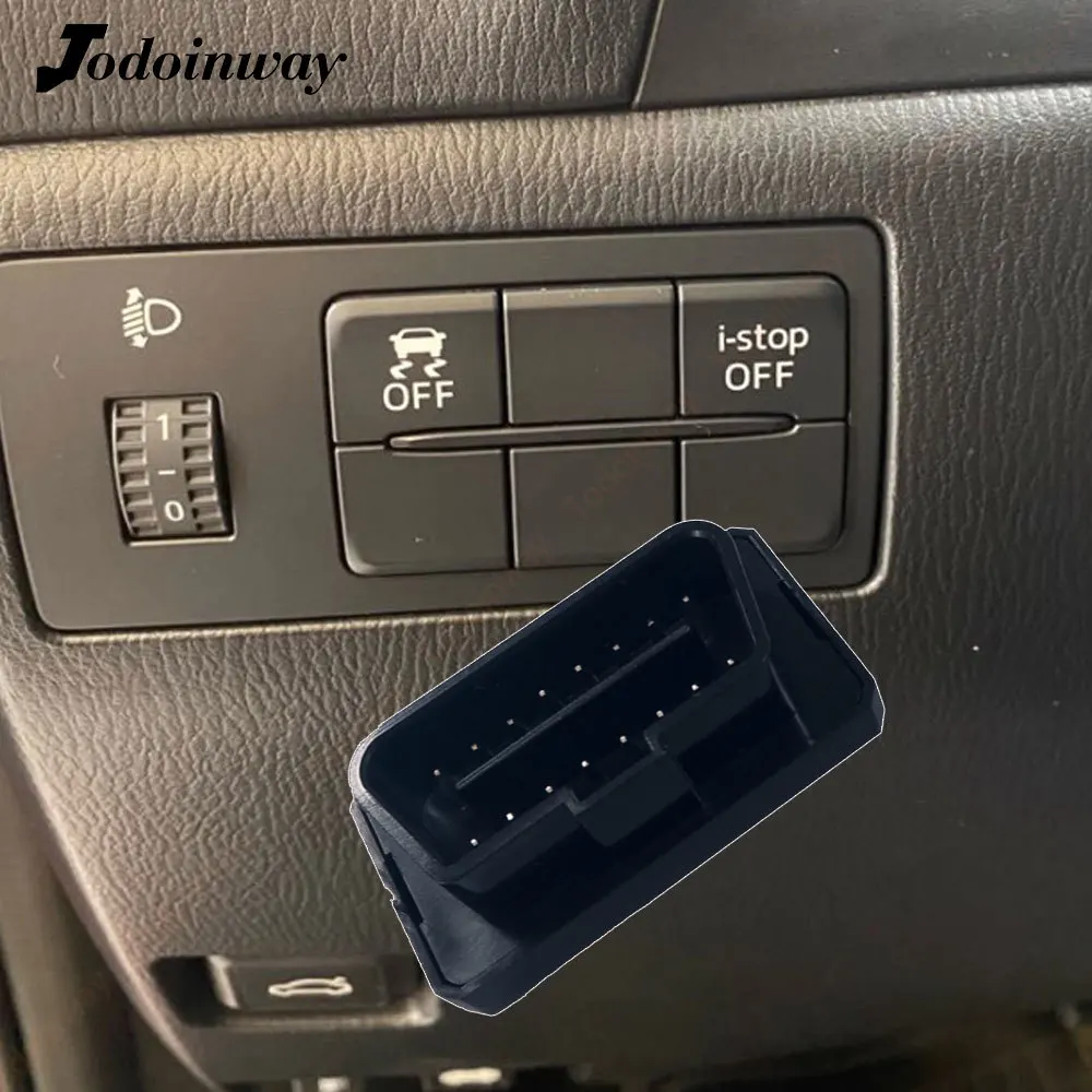 

Engine Start Stop system For Mazda 3 BM BN CX5 2012-2020 CX3 CX-8 Axela Atenza interior Stickers OBD2 Car i-stop off Switch