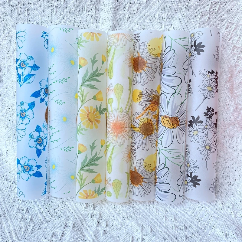 

Daisy Handmade Soap Wrapping Paper ECO Friendly Gift Wrapper Translucent Wrapping Paper 100 sheets/lot Free Shipping