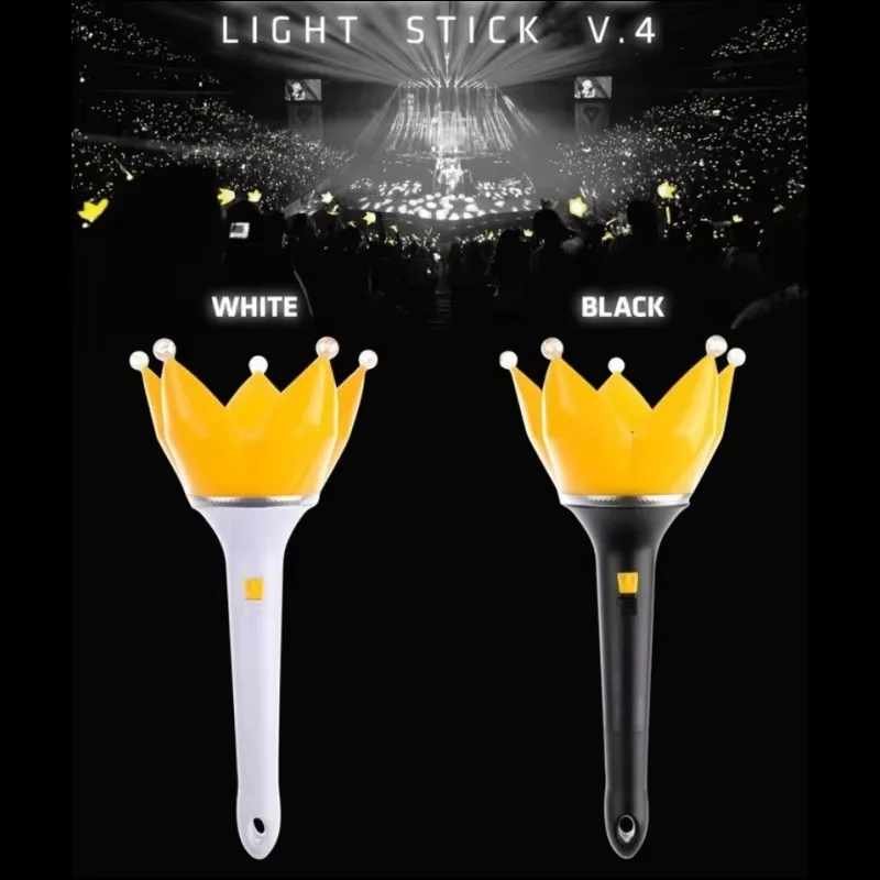 Spot Bigbangs Lightstick Crown Lamp Ver.4 Поддержка лампы Концерты Светящаяся лампа палочка