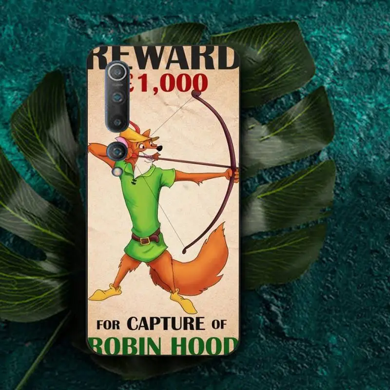 Фото Disney Robin Hood чехол для телефона для Redmi Note 8 7 9 4 6 pro max T X 5A 3 10 lite pro №2
