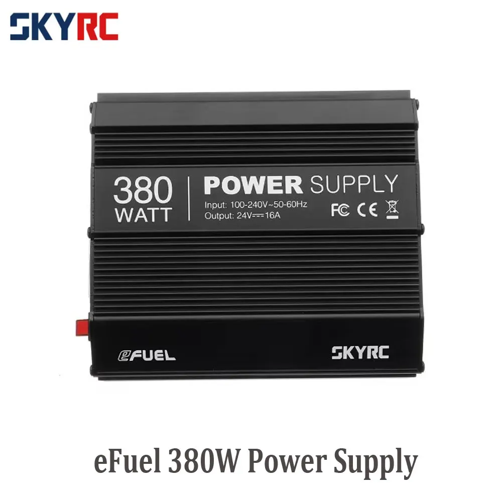 Фото Блок питания SKYRC EFuel 380W 16A 100-200V 24V DC для зарядных устройств B6 Nano, ISDT Q6 Plus, E4Q и аксессуаров для радиоуправляемых моделей №1
