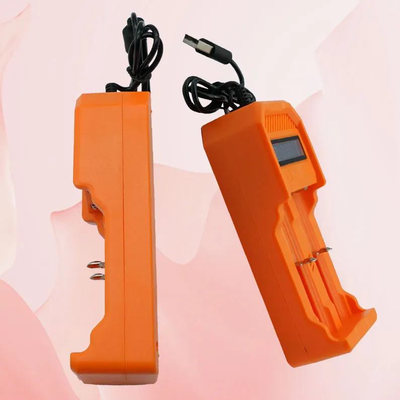

Power display 18650 lithium battery charger intelligent double slot fast charging multifunctional lithium ion battery charger