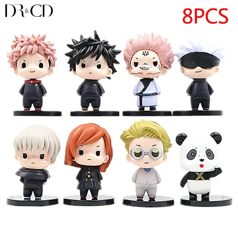 

1 шт., фигурки из аниме «джутсу кайсен», 7 см, Itadori Yuji Fushiguro Megumi, экшн-фигурки, ПВХ Модель, коллекционные куклы, игрушки, случайный цвет