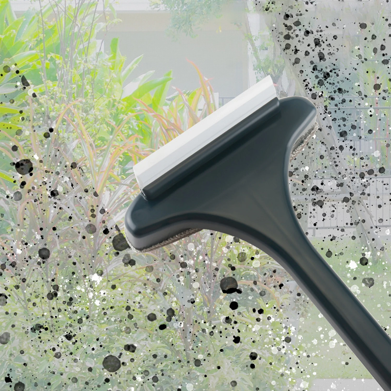 

Home Cleaning Brush Multifunctional Window Mesh Screen Brush Double-sided Glass Cleaner Scraper Window Dust Cleaning Tool