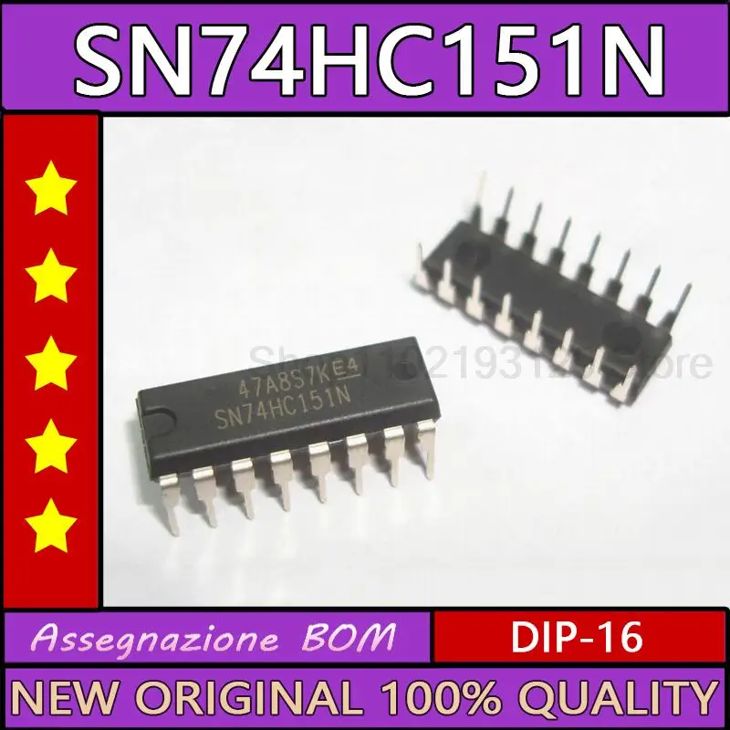 

10 шт./лот Sn74hc151n Штекерный DIP-16 новый оригинальный импортный