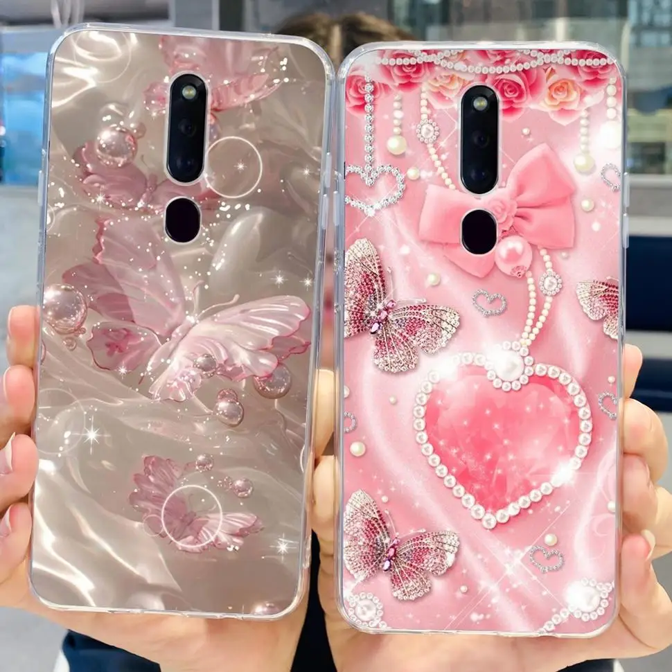 Для Oppo F11 Чехол Pro Мягкий силиконовый милый мультяшный чехол для F11Pro Чехлы