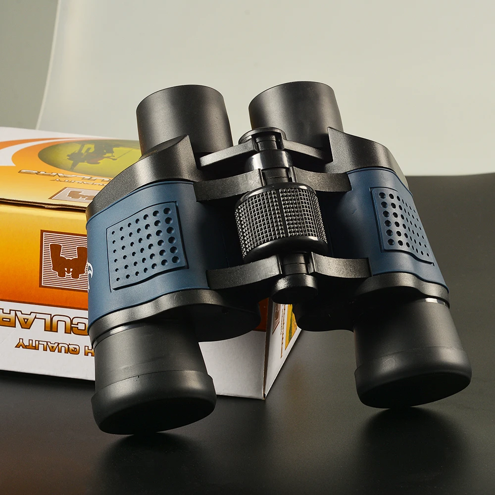 

Portable Powerful HD 60x60 Binoculars Telescope Professional Long Distance BAK4 Optical Binocular for Hunting Traveling Outdoor