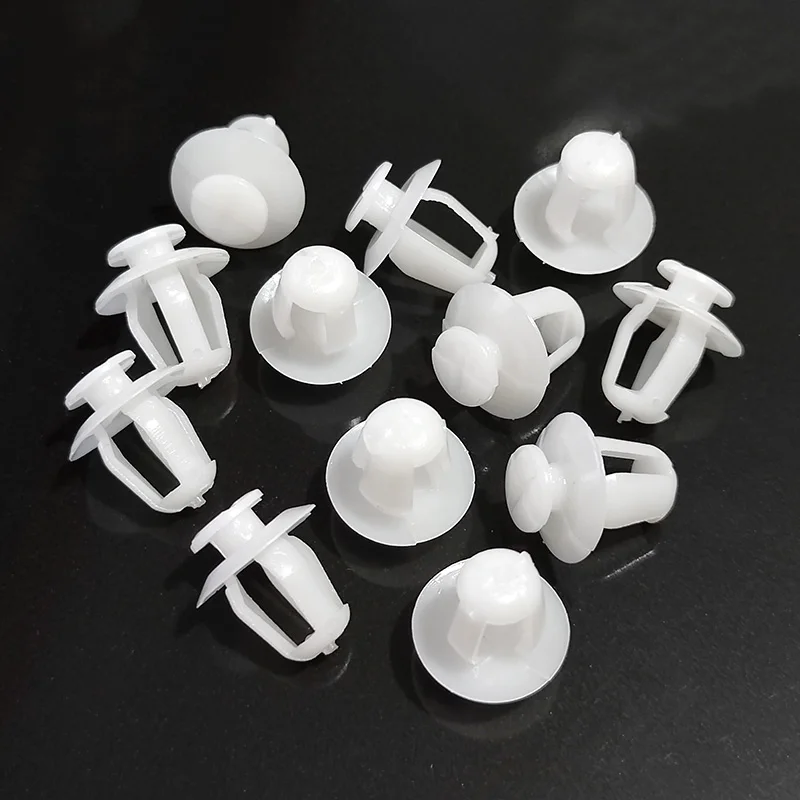 

50PCS Door Guard Bar Exterior Trim Anti-rub Fixed Buckle Clip For Citroen Picasso Seine Exterior Door Moulding Bumpstrips Trims