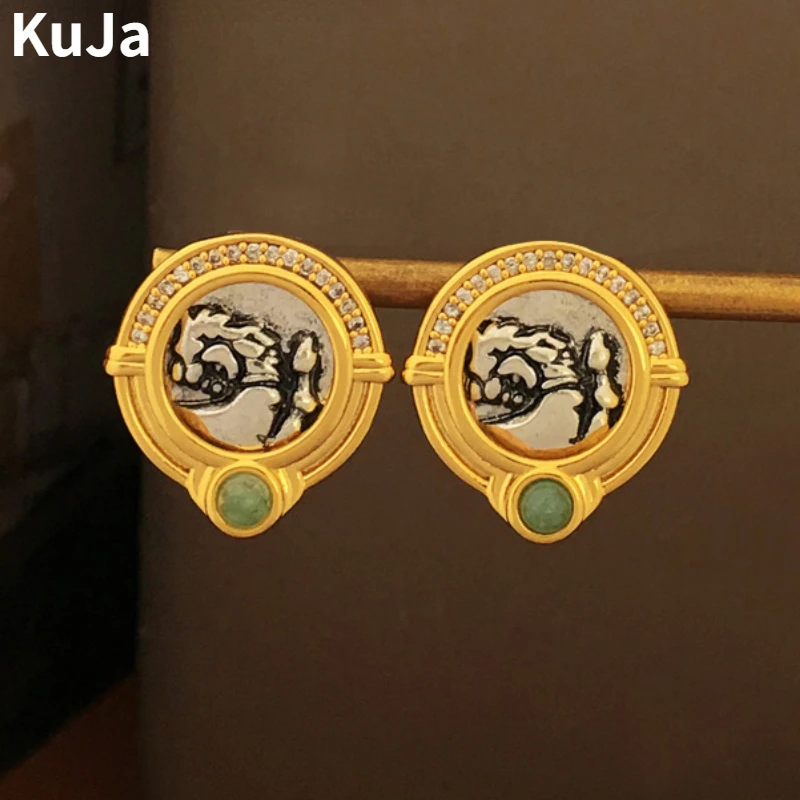 

Modern Jewelry 925 Silver Needle 2023 Trend New Vintage Temperament Resin Earrings For Women Party Gifts Hot Selling Accessories