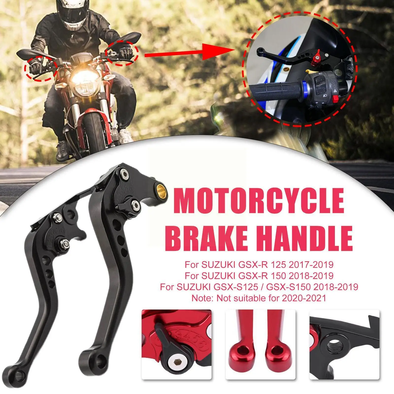 

Короткие Рычаги тормозной муфты для Gsxr125 Gsxr150 Gsxs125 Gsxs150 Gsx-r125 2017-2019 аксессуары для мотоциклов J7p9