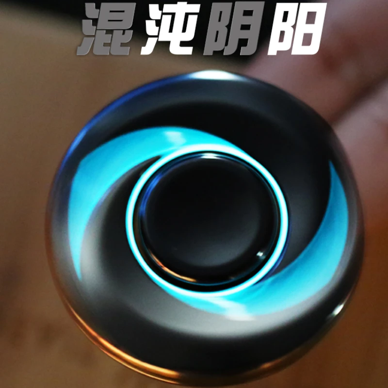 

Chaos Yin-Yang Zirconium Titanium Alloy Fingertip Gyro EDC Adult Pressure Reduction Handle Rotating Bearing