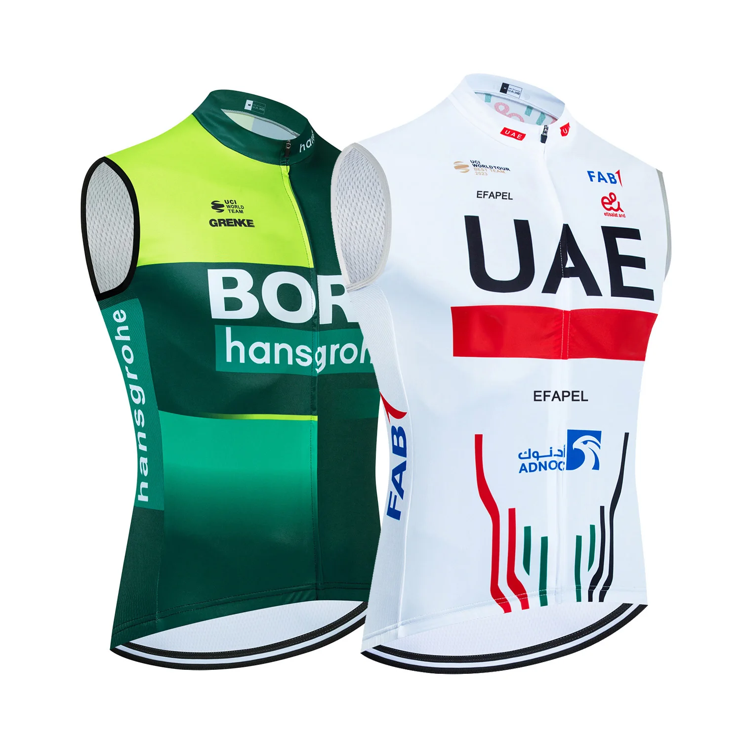 Фото Веломайка TEAM UAE для мужчин, летняя, без рукавов, для шоссейного велосипеда, Boraful, Ropa Ciclismo Team Pro, для велоспорта №2