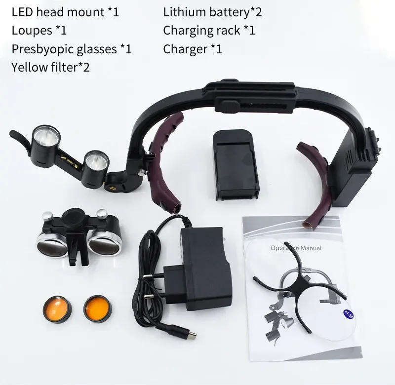 Светильники Φ Хирургические лупы Dentisit 2 5x 3