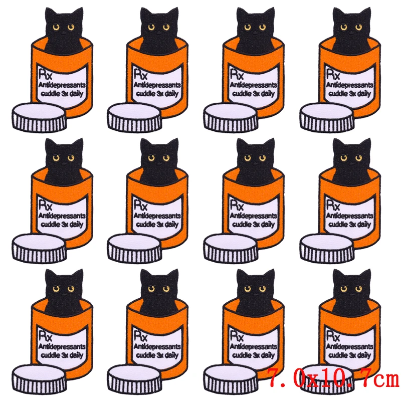 10 шт./партия термоклейкие нашивки в стиле панк с животными