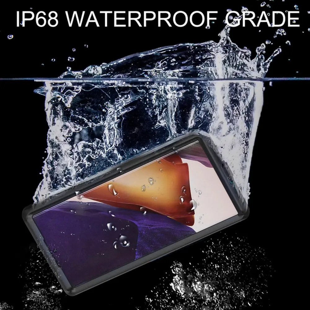 

S 22 Ultra 5G Swimming IP68 Waterproof Diving Case For Samsung Galaxy S22 Ultra Clear Back Cover for Galaxy S22 Plus S21 FE Case