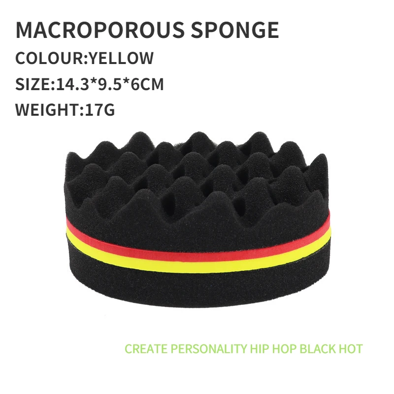 Новая овальная двухсторонняя Волшебная крученая щетка для волос губчатая