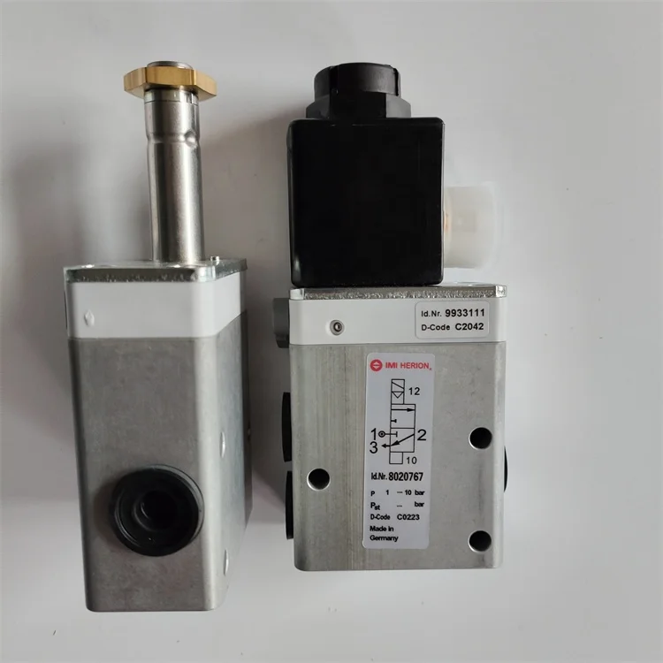 Встраиваемые непрямые электромагнитные катушечные клапаны 8020767 цилиндр herions norgren